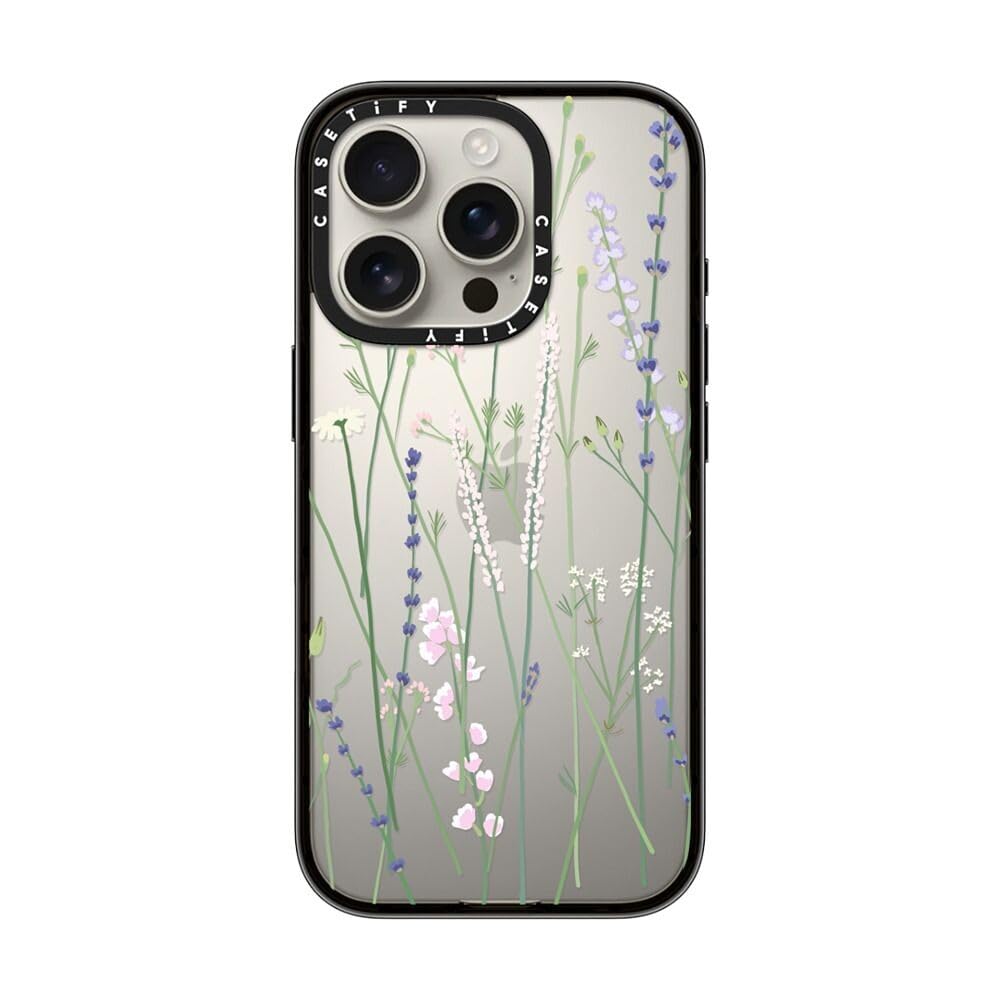Casetify Compact Case For Iphone 16 Pro [Lightweight / 4 Ft. 2X Military Grade Drop Protection/Slim]   Gigi Garden Florals   Cle