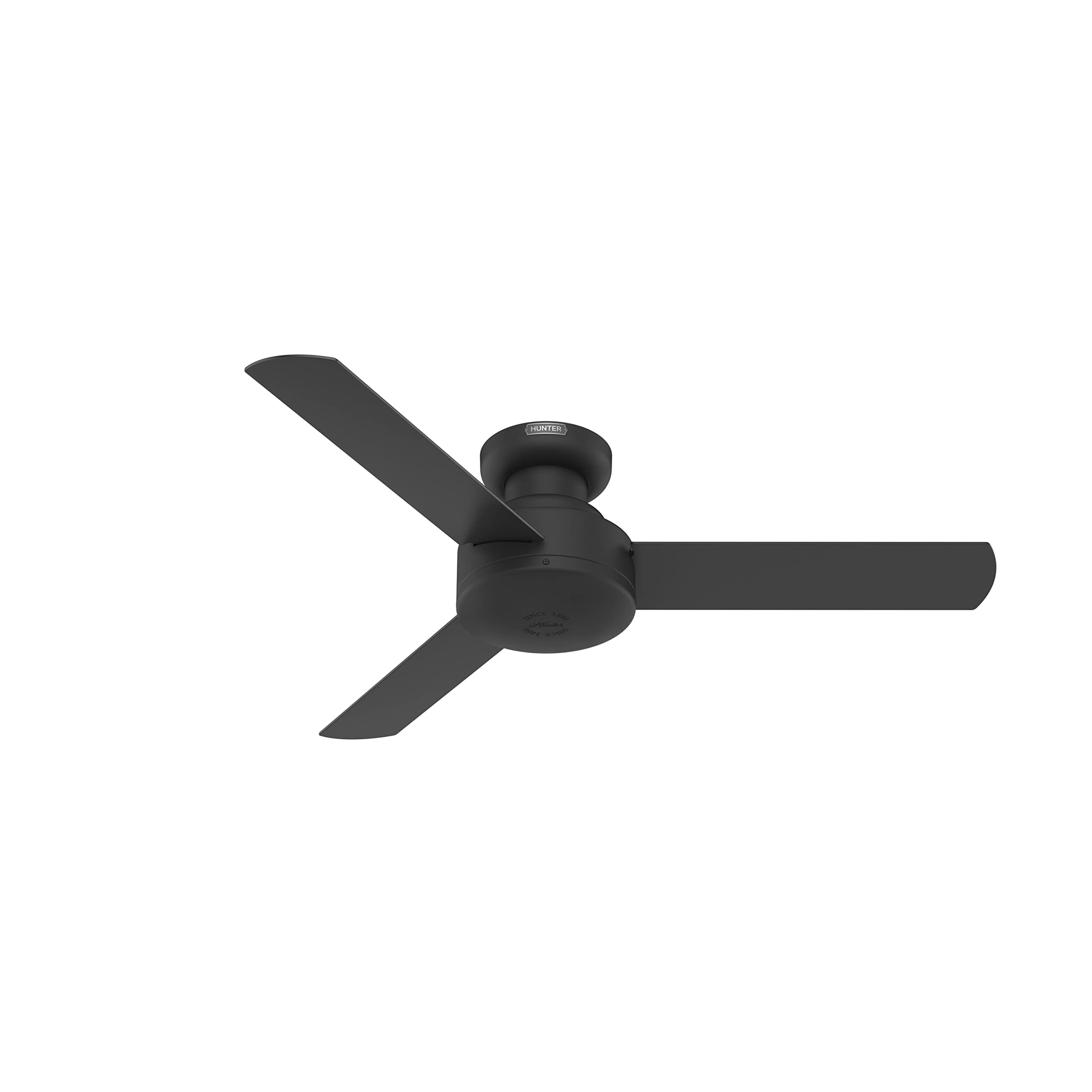 Hunter Fan 52401 Presto 44-Inch Low Profile Ceiling Fan with Wall Control, Whisper-Quiet Motor, 3-Speed Reversible Airflow, Matt