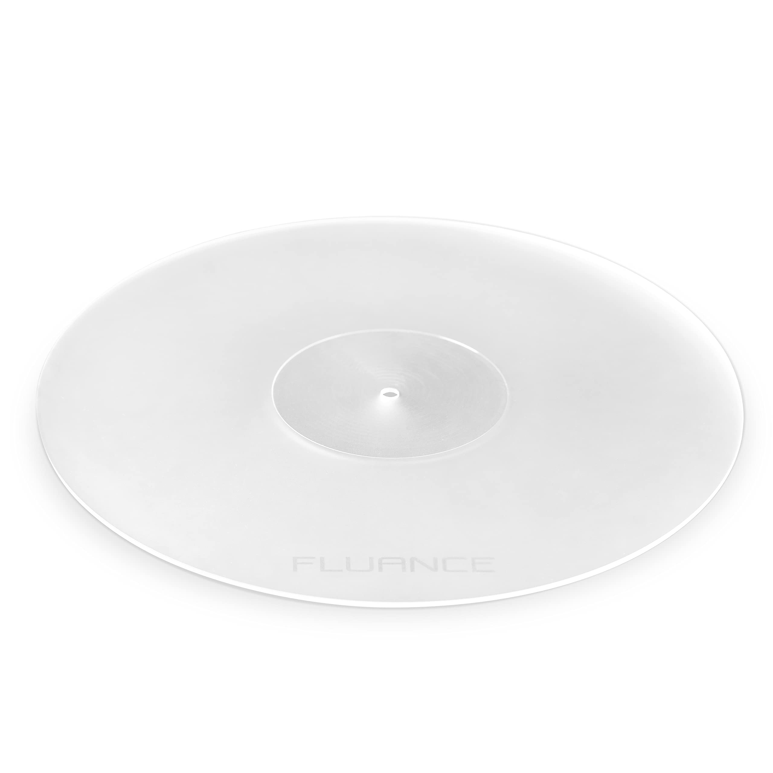 Fluance Acrylic Platter Mat for Turntables - Reduces Vibrations for Improved Sound Clarity for Vinyl Record Playback, Antistatic
