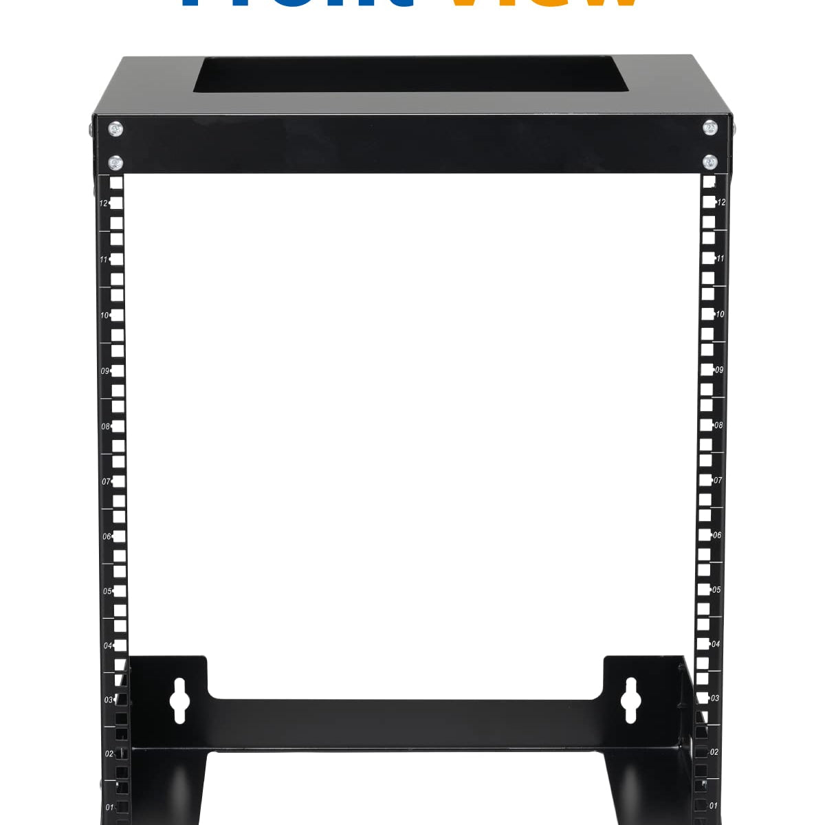 12U Wall Mount Rack Open Frame 19 Inch Server Equipment 2 Post Network ...