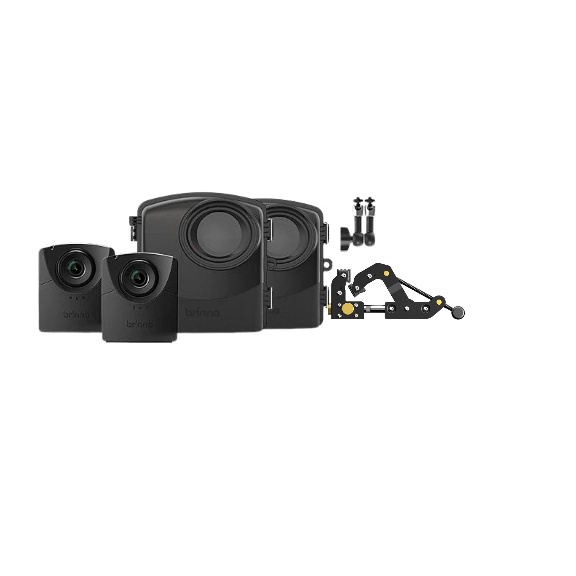 Brinno BCC2000 - Construction & Outdoor Security Time Lapse Camera Trio Bundle Pack - Up to 1-Year Battery Life - 1080P - Includ