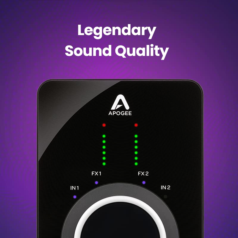 Apogee Duet 3-2 Channel Usb Audio Interface For Recording Mics, Guitars, Keyboards On Mac And Pc - Great For Recording, Streamin