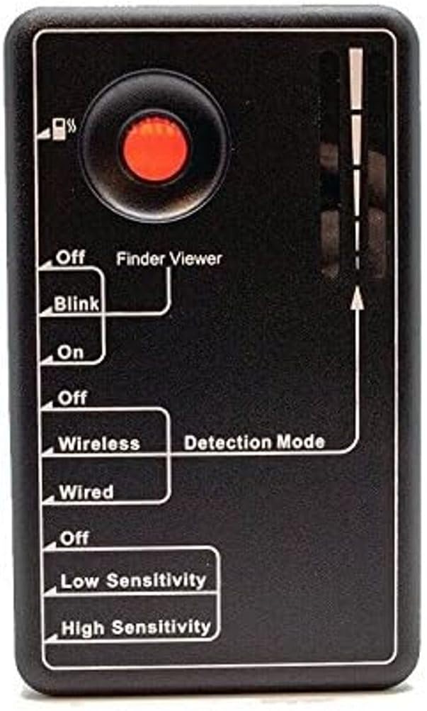 Kjb Rd 30 Lawmate Pocket Rf Detector, 3 Modes Of Detections, Quickly Finds Hidden Cameras Using The Hidden Camrea Lens Finder, Can Detected Wired Cameras, Low And High Sensitivity