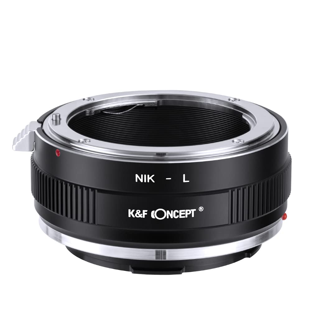 K&F Concept Lens Mount Adapter Nik L Manual Focus Compatible With Nikon F Lens To L Mount Camera Body