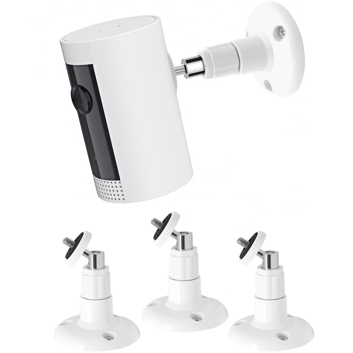 3Pack Ring Camera Wall Mount, Compatible With Ring Stick Up Cam Battery/Plug In/Camera Pro Battery/Ring Indoor Cam (1St Gen), 360 Degree Adjustable Mount Bracket For Ring Outdoor Indoor Camera