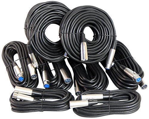 Your Cable Store Xlr/Mic Cable Kit Two 50 Ft, Two 15 Ft And Four 25 Foot Xlr Patch Cables