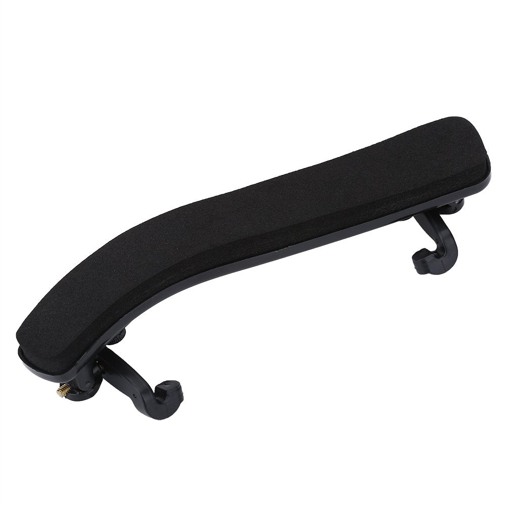 Maxmartt Violin Shoulder Rest For 3/4 4/4 Violin Adjustable Feet Black Soft Foam Pad Rubber Violin Shoulder Rest Pad Holder