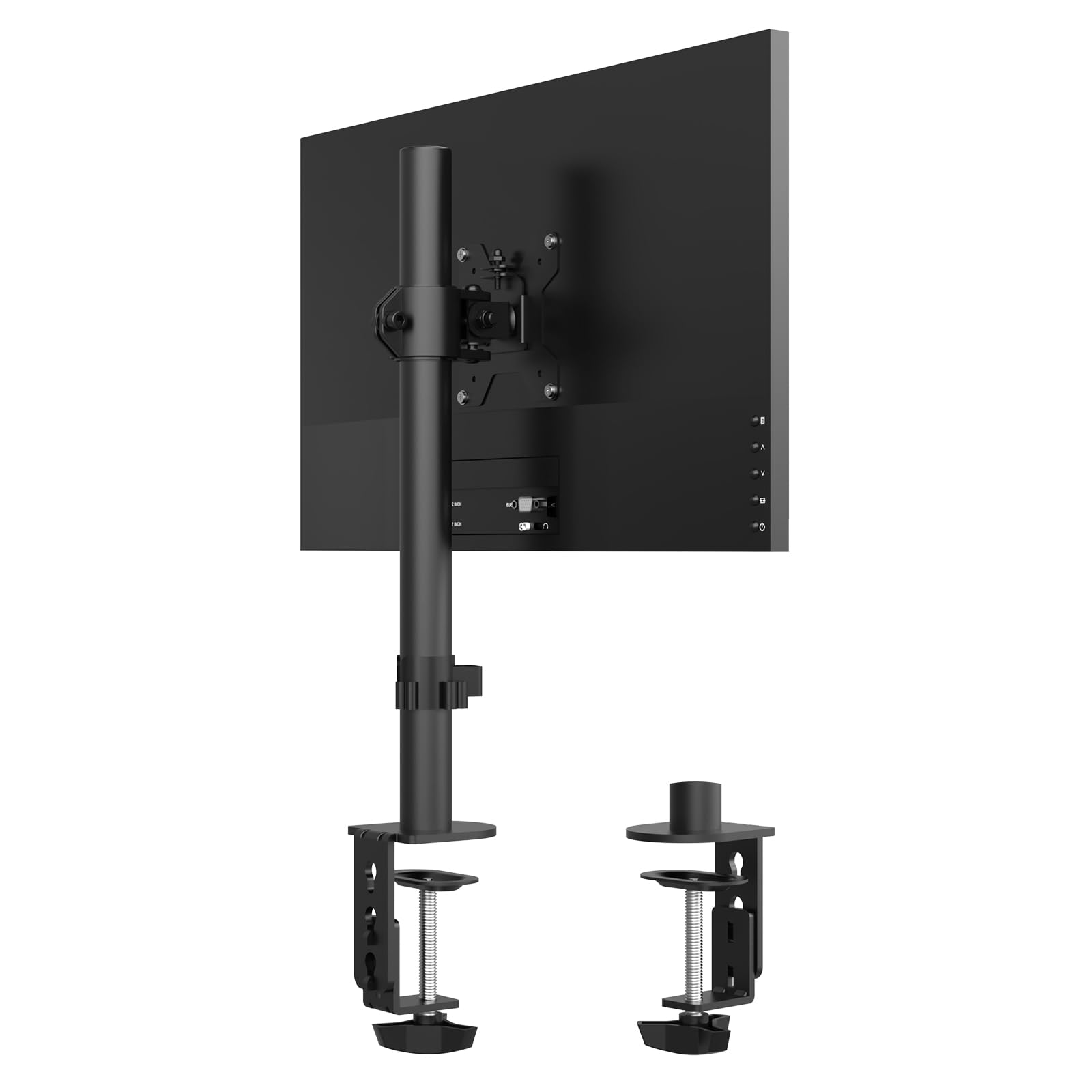 Pholiten Monitor Mount For Most 13 32'' Computer Screens Up To 22Lbs,Adjustable Single Desk Monitor Stand With Tilt Swivel Rotat