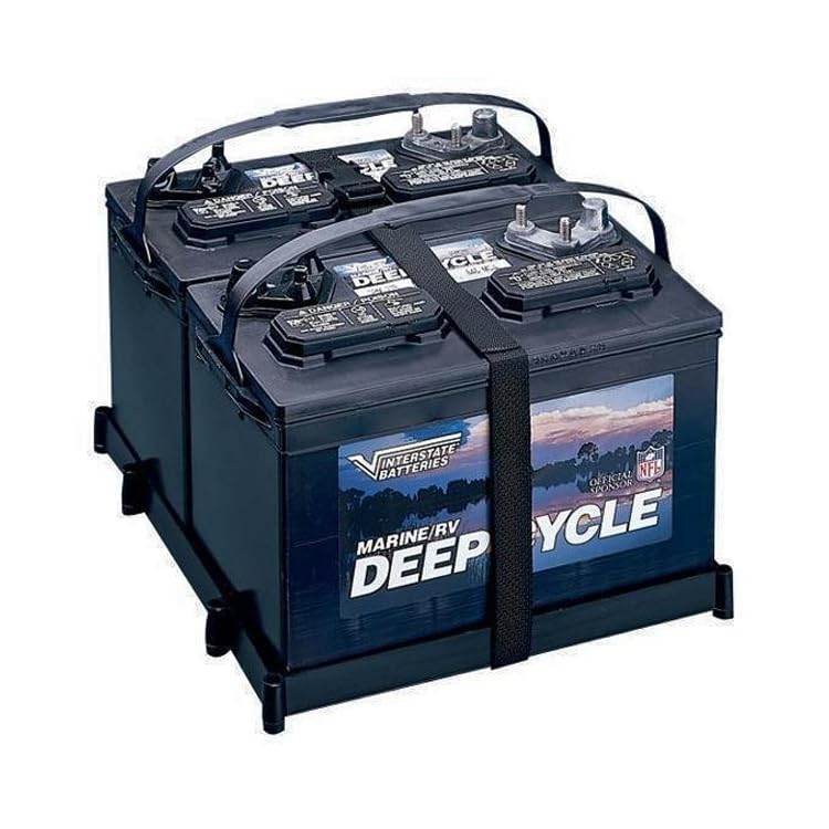 T-H Marine Supplies Dual Holder Tray Boating Battery Chargers