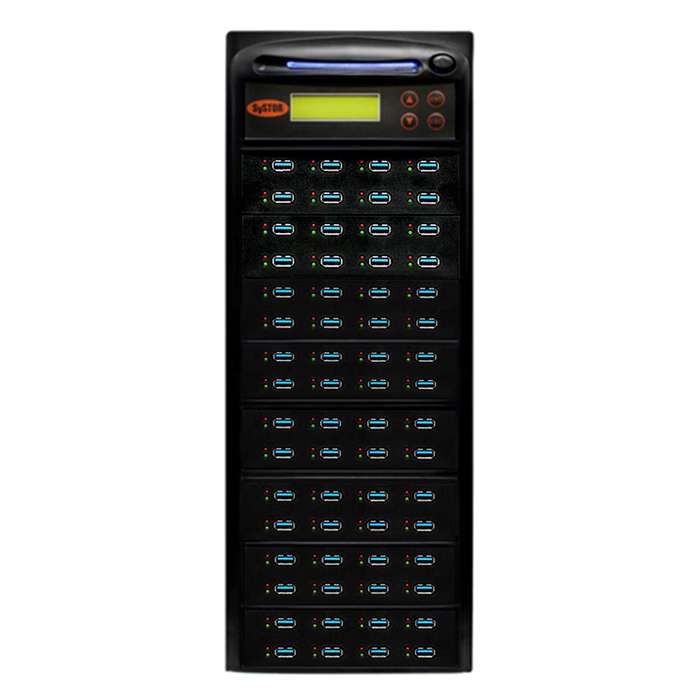 Systor 1 To 63 Usb 3.0/3.1 Duplicator & Sanitizer 6Gb/Min   Standalone Multiple Flash Memory Copier & Storage Drive Eraser, Copy