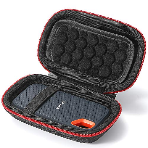 Hard Case For Sandisk 250Gb / 500Gb / 1Tb / 2Tb Extreme Portable Ssd Sdssde60, Carrying Storage Bag  Not Fit For Sandisk Extrem