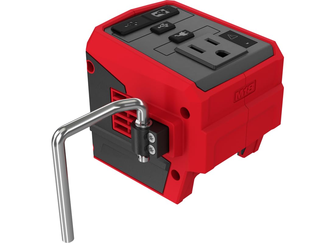 Milwaukee 2846-20 M18 18V 175W Top-Off Li-Ion Compact Inverter Power Supply