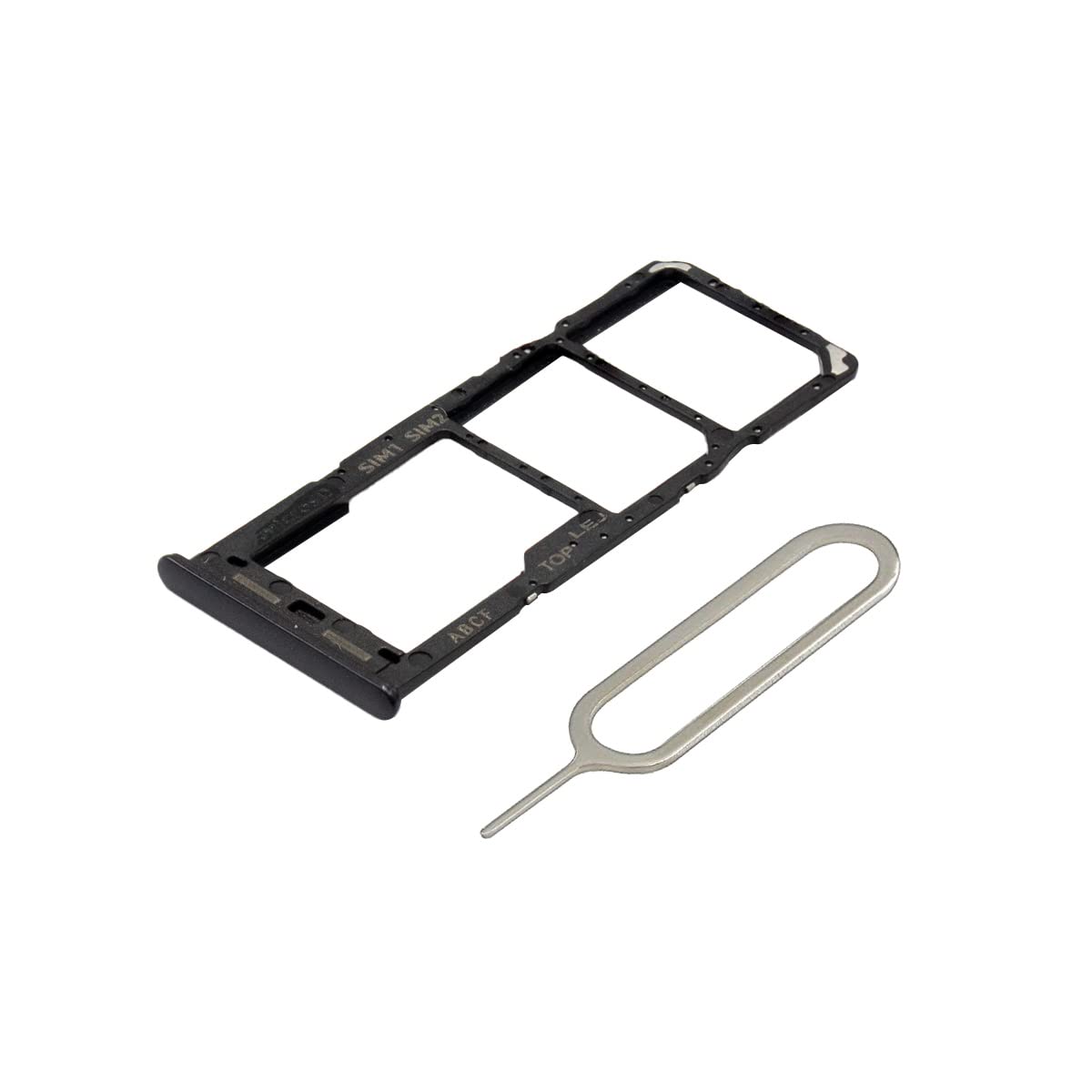 Mmobiel Dual Sim Card Slot Tray Holder Replacement Compatible With Samsung Galaxy A23 5G   Incl. Sim Pin   Black