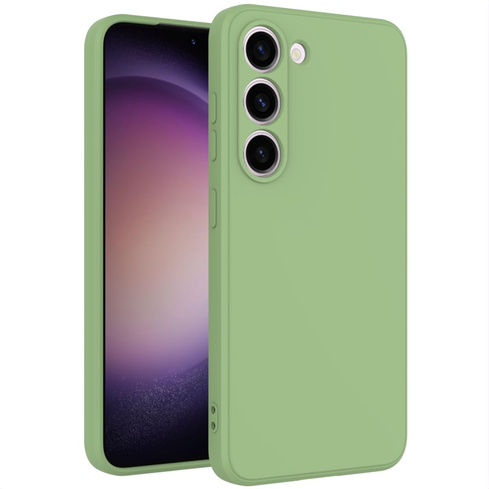 Wogroo For Samsung Galaxy S23 Fe Case Green, Scratch Resistant With Soft Touch, Slim Thin Phone Cover For Samsung Galaxy S23 Fe