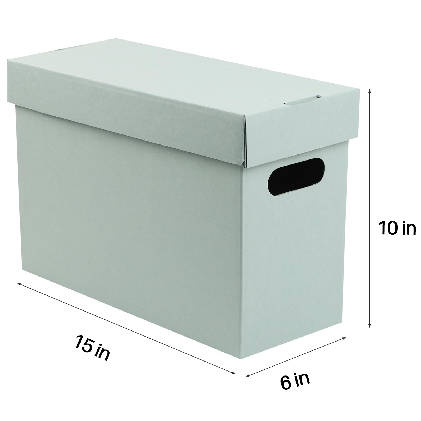 Lineco Archival Record Storage Cartons, Ready-To-Assemble Filing Boxes For Organizing And Storing Documents, Prints, Or Photos.