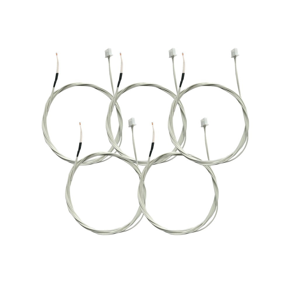 Hictop 100K Ohm Ntc 3950 Thermistorstemp Sensor For Reprap Creality Ender 3, Ender 3 Pro, Cr 10 10S 3D Printer (Pack Of 5) (1M39