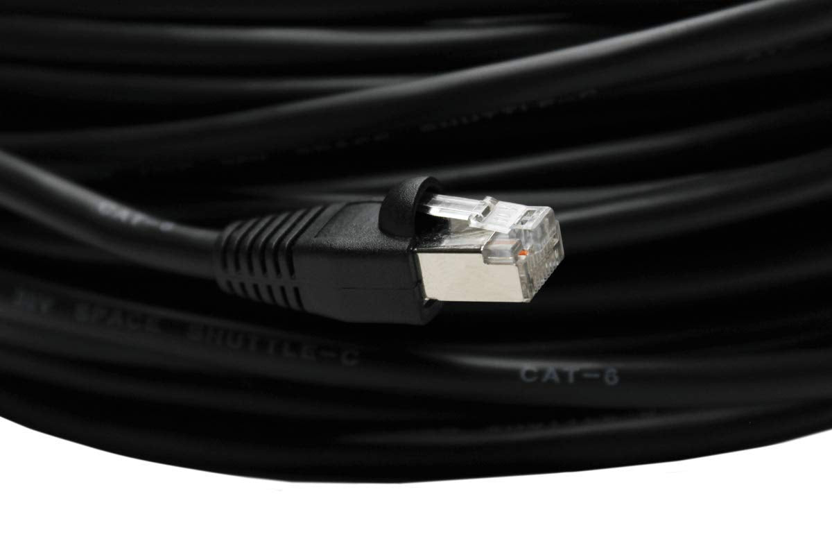 Lorex 100Ft Cat6 Outdoor Extension Cable, Weather Shielded, Cul Cmr Riser Rated, Uv Treated, Direct Burial Underground