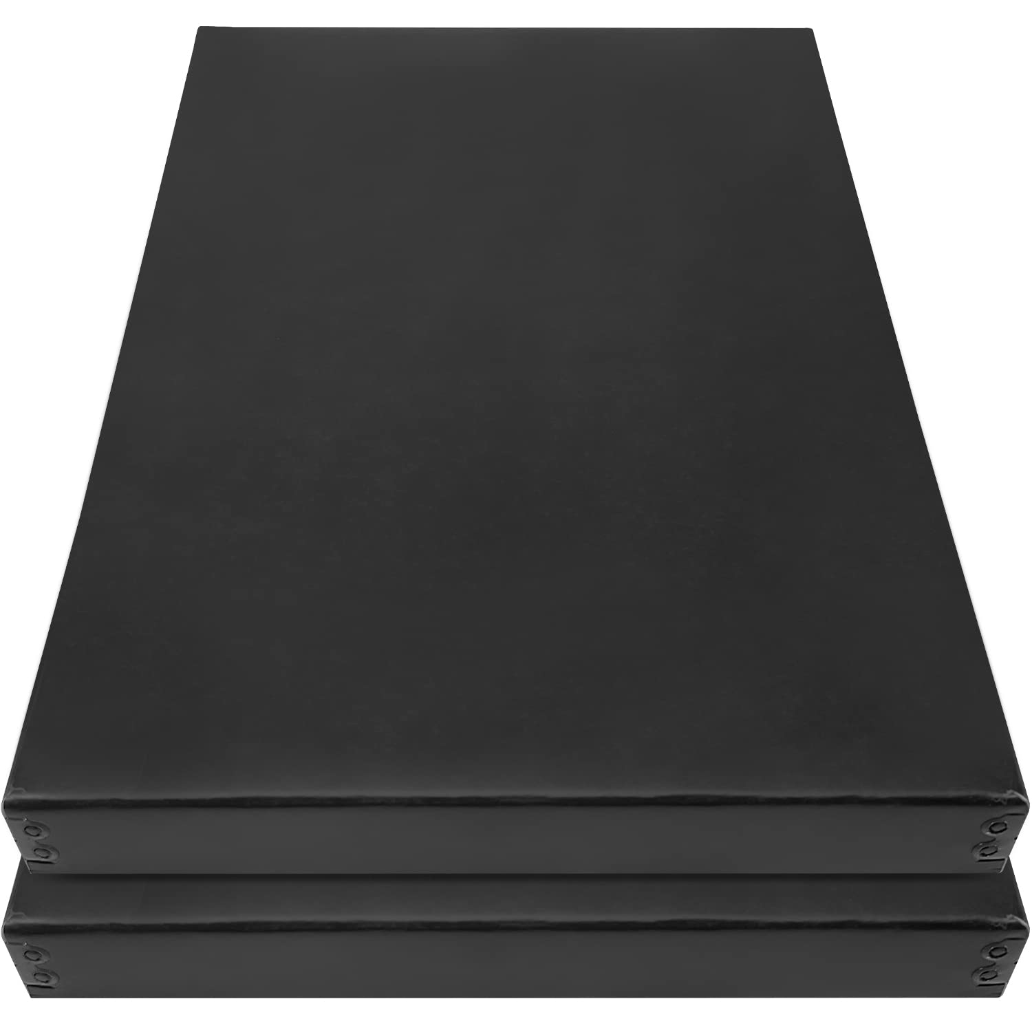 Lineco 11X17X1.5 Archival Storage Box, Removable Lid And Drop Front Design, Acid Free With Metal Edge. Preserve Longevity, Store Photos, Documents, Cards, Magazines, Prints, Diy. Black, Pack Of 2