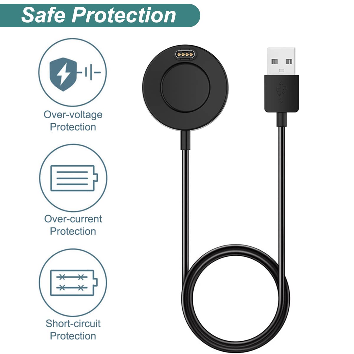 Charger For Garmin Forerunner 965 955 945 935 745 265 255 245 55 45, Approach S10 S12 S40 S42 S60 S62 S70, Fenix 7 7S 7X, Vivoac