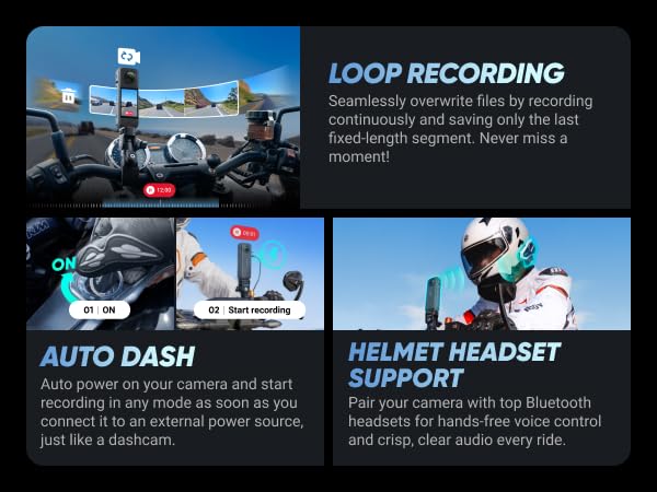 Insta360 X4 Motorcycle Bundle- 8K Waterproof 360 Action Camera With 1/2 48Mp Sensors, 5.7K 360 Hdr Video, |Includes Motorcycle B