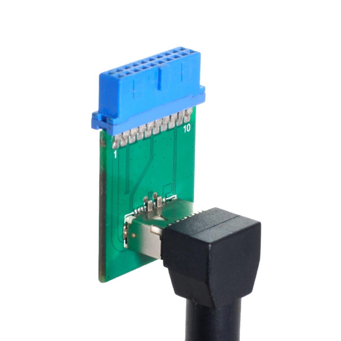 Chenyang Motherboard 19/20Pin To Usb 3.1 Type-E Key-B Front Panel Socket Adapter