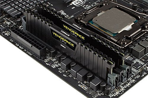 Corsair Vengeance Lpx Ddr4 Ram 32Gb (2X16Gb) 2666Mhz Cl16-18-18-35 1.2V Intel Amd Desktop Computer Memory - Black (Cmk32Gx4M2A26