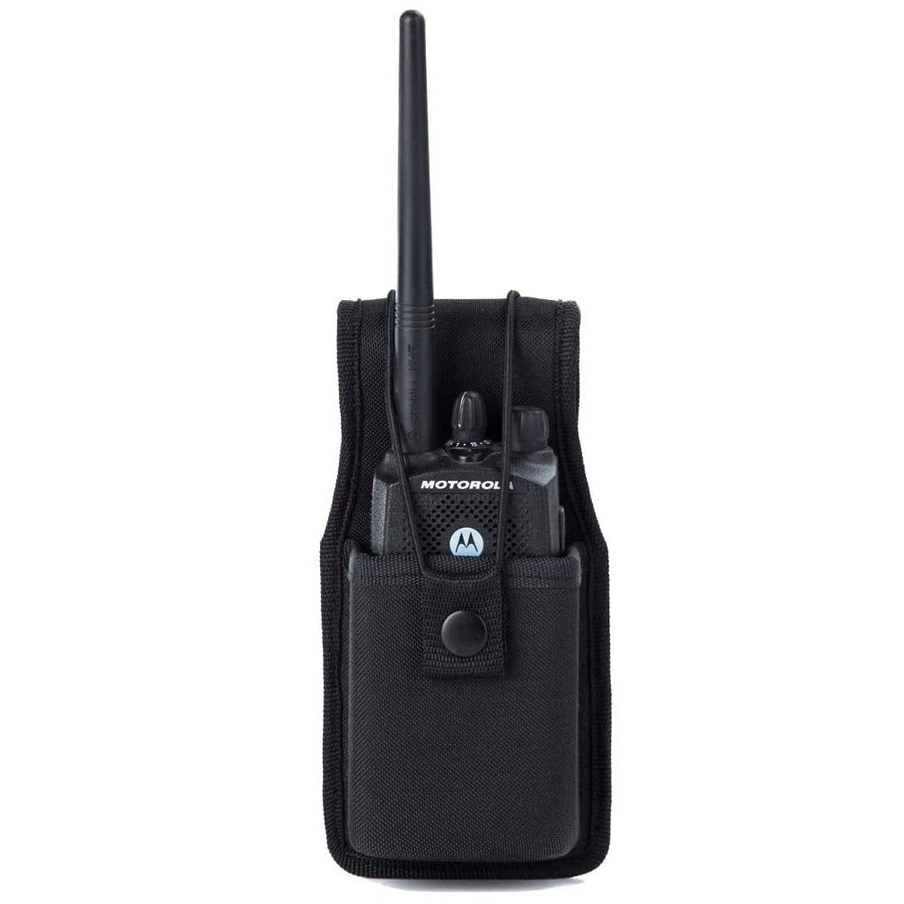 Luiton Universal Radio Case Two Way Radio Holder Universal Pouch For Walkie Talkies Nylon Holster Accessories For Motorola Mt500, Mt1000, Mts2000 And Similar Models (1 Pack)