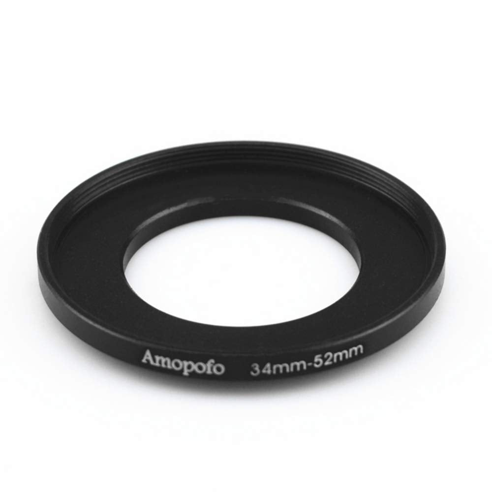 34Mm To 52Mm Camera Filters Ring Compatible All 34Mm Camera Lenses Or 52Mm Uv Cpl Filter Accessory,34 52Mm Camera Step Up Ring