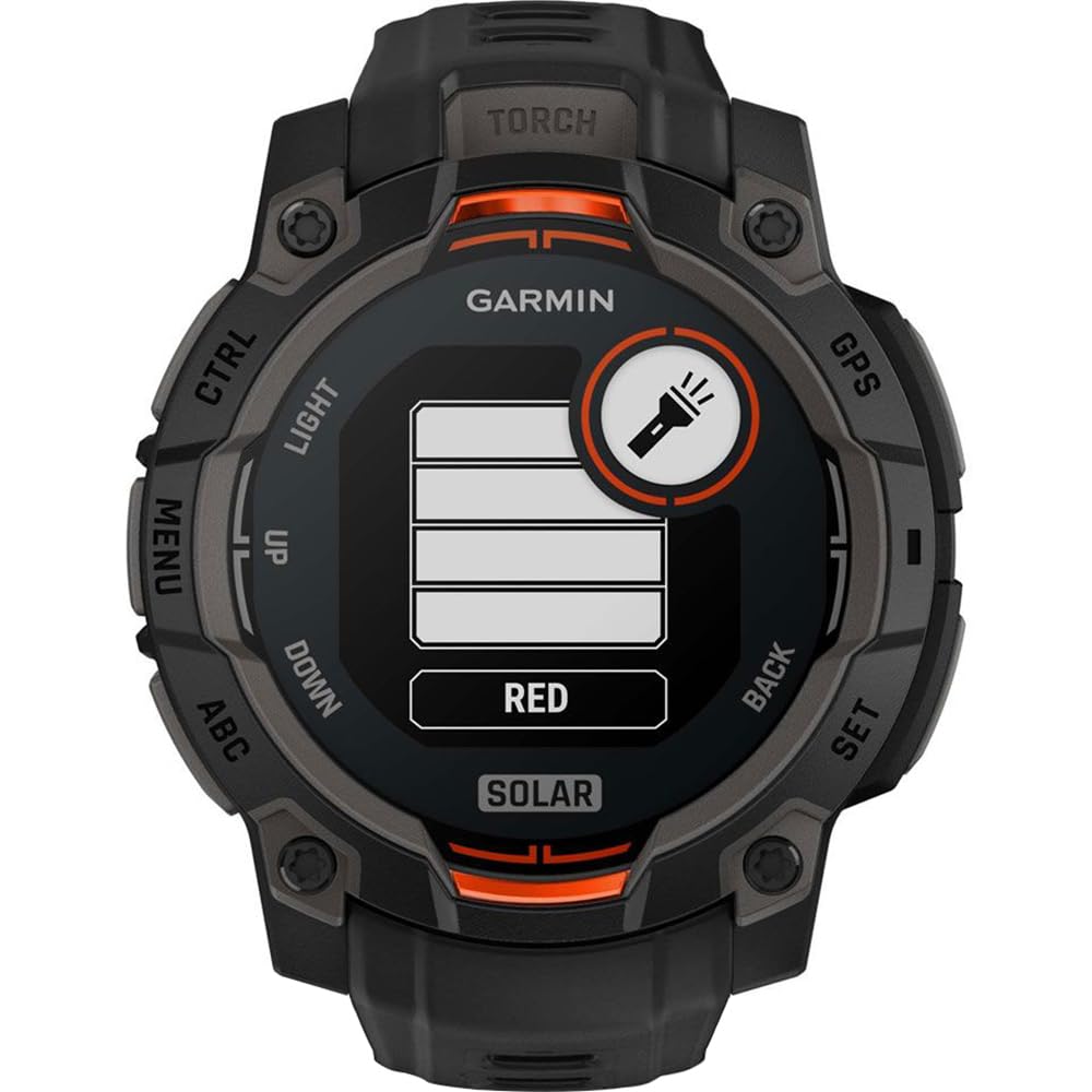 Garmin Instinct 3-45 Mm Outdoor Gps Smartwatch, Solar, Black With Black Band 010-02934-00 Bundle With Deco Essentials 2X Screen