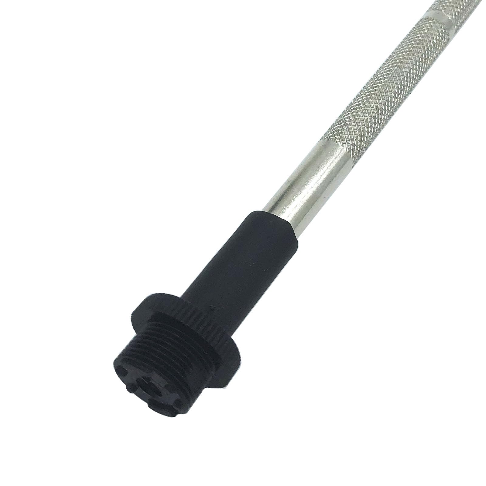 Tuoren Percussion Rod With 5/8 Inch Thread Microphone Connector, Mic Mount Holder Arm Attachment For Drum Set Cymbal Stand Mount