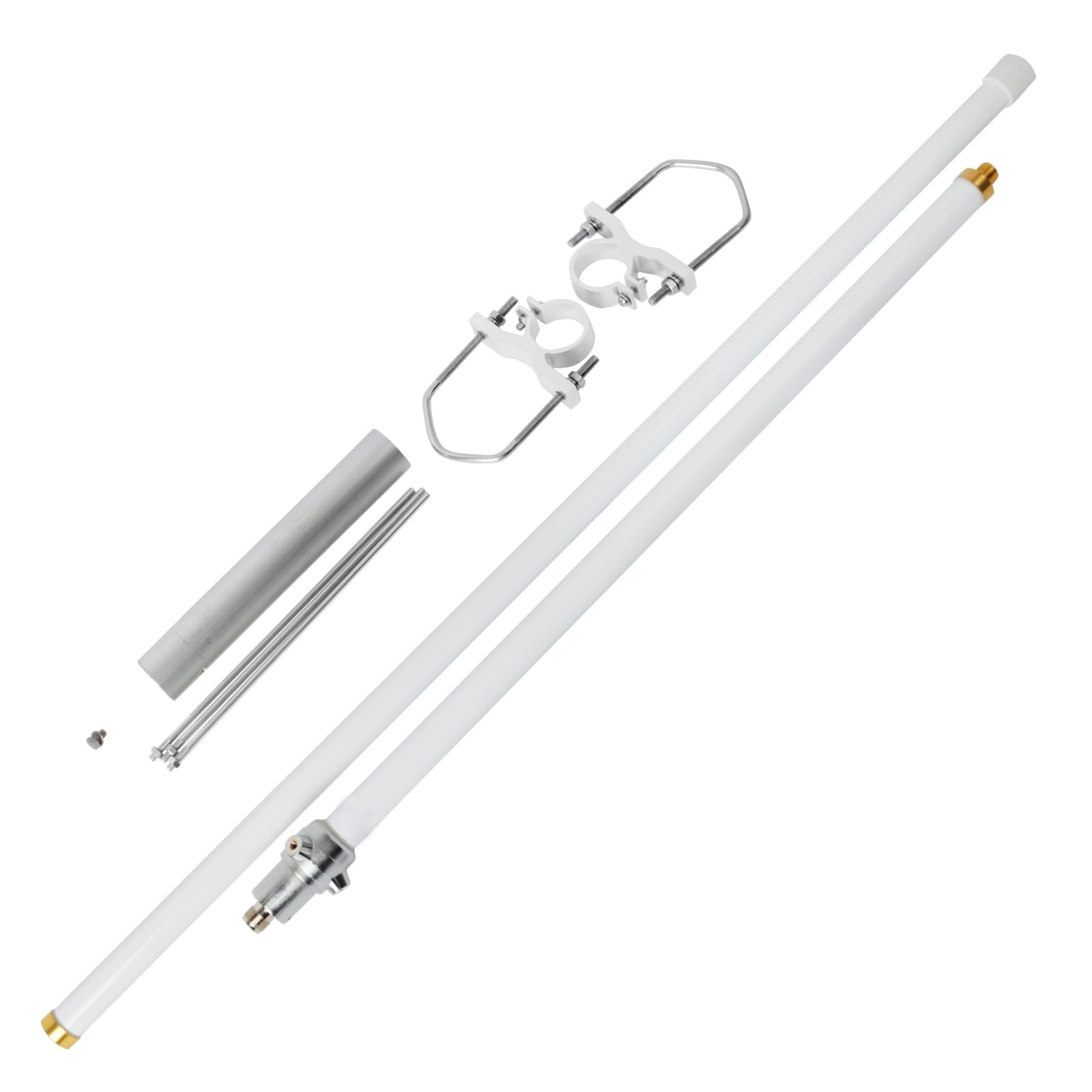Hyshikra Gmrs Outdoor Base Antenna, 462 467Mhz 200Watt Uhf 1.7Meter Length Fiberglass Antenna With Uhf Female (So239) Connector
