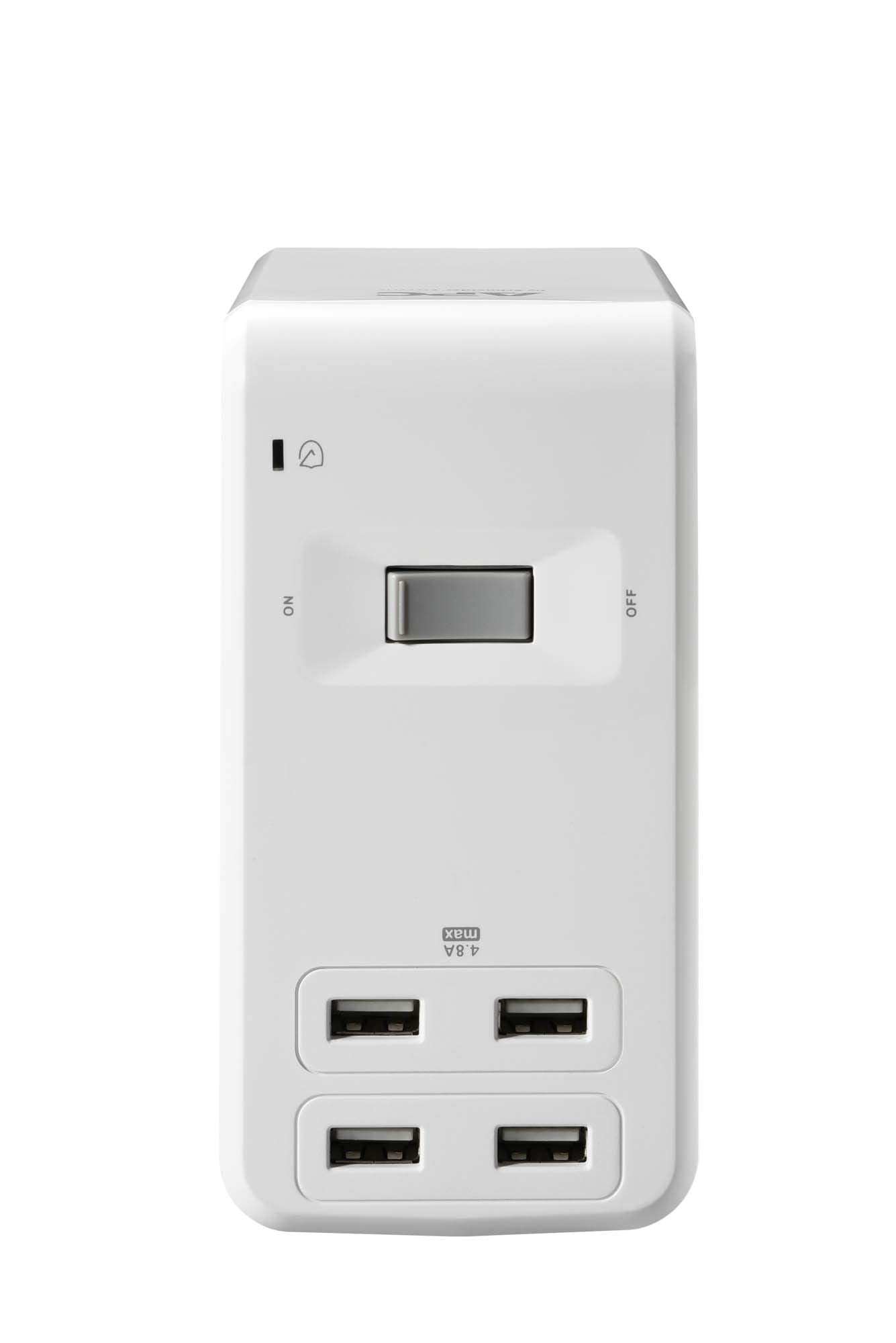 Apc Desk Mount Power Station Pe6U4W, U Shaped Surge Protector With Usb Ports (4), Desk Clamp, 6 Outlet, 1080 Joules