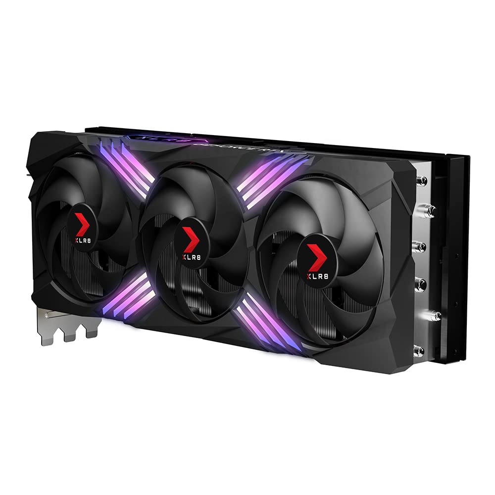 Pny Geforce Rtx 4090 24Gb Xlr8 Gaming Verto Epic-X Rgb Triple Fan Graphics Card Dlss 3 (Argb, 384-Bit Pcie 4.0, Gddr6X, Supports