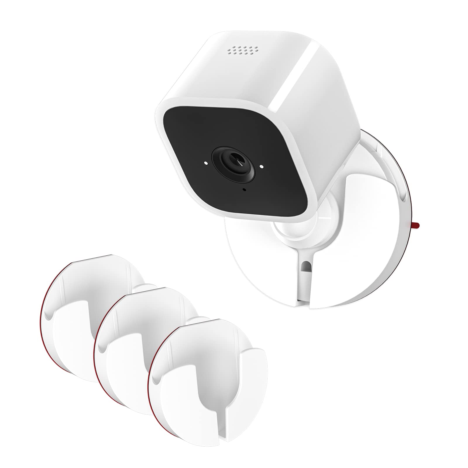 Holaca 3Pack Wall Mount Kit For Blink Mini With Screwless Strong Adheasive   Easy To Install, No Tools Needed, No Mess, No Drilling, Strong Adheasive Mount