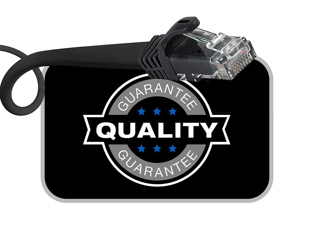 Monoprice Cat6 Ethernet Patch Cable   2 Feet   Black (12 Pack) Snagless Rj45, 550Mhz, Utp, Pure Bare Copper Wire, 24Awg   Flexbo