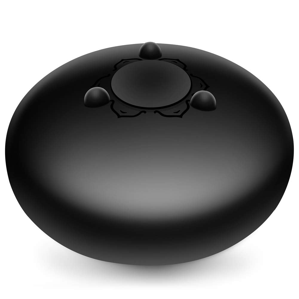 Yinama Steel Tongue Drum Percussion Instrument 11 Notes 10 Inches Black