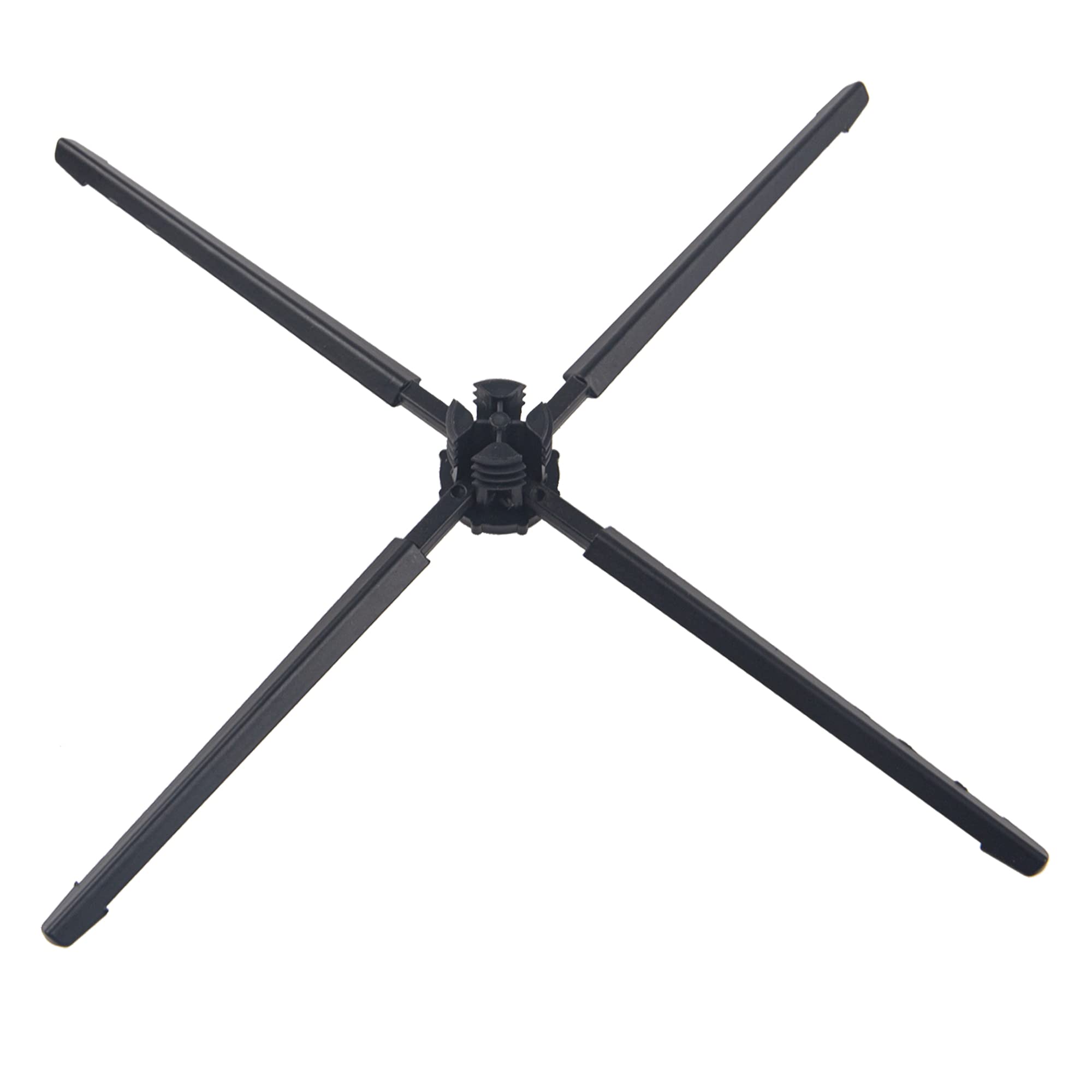 1Pcs Yootones Portable Flute Stand Holder Foldable Support 3 Leg Stand Compatible With Flute Wind Instrument Accessory (Black)