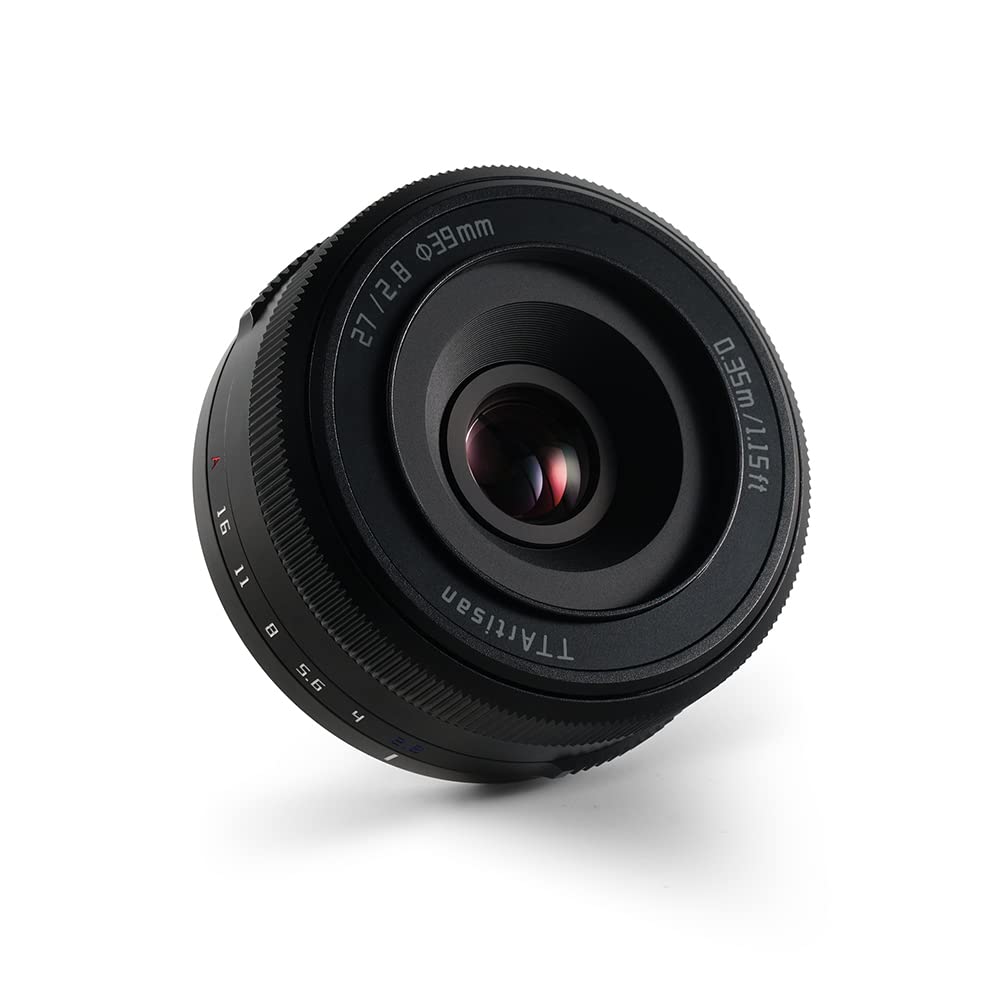 Ttartisan Af Aps C 27Mm F2.8 Auto Focus Lenses For E Mount Compatible With Mirrorless Camera A5000?A5100?A6000?A6100?A6300?Nex 3N?Nex 5R?Nex 5?Nex 5N?Nex 7?Nex5C?Zv E10?Fx30