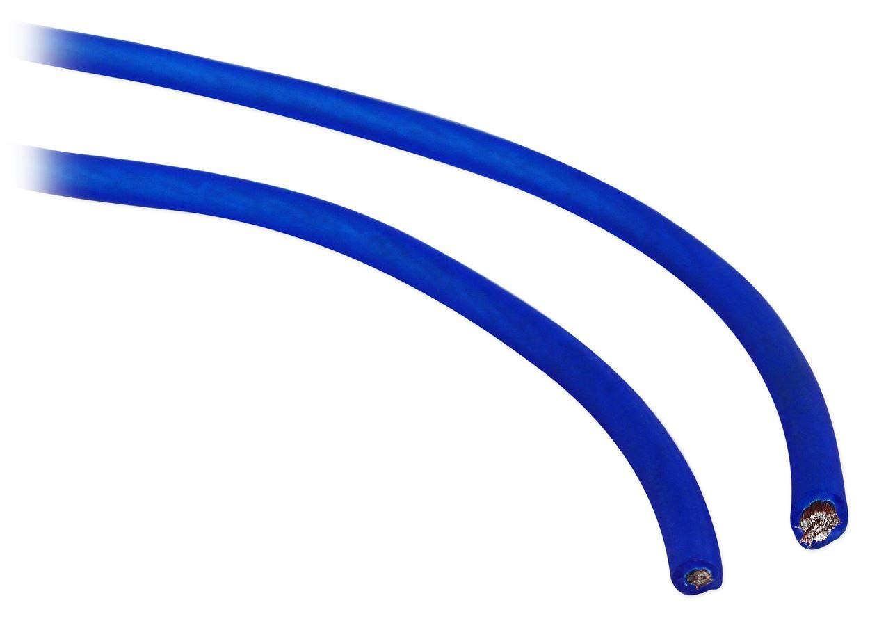 Rockville Rwk21 2 Gauge Amp Installation Kit Anl Fuse Holder 100% Copper Rca,Black