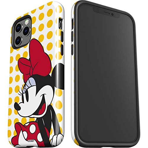 Skinit Impact Phone Case Compatible With Iphone 12 Pro Max   Officially Licensed Disney Minnie Mouse Yellow Dots Design