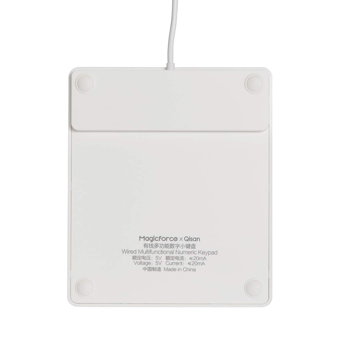 Merdia Numeric Keypad Wired Num Pad 26 Keys Portable Keypad Usb External Mini Slim Keyboard Magicforce For Financial Cashier Sec