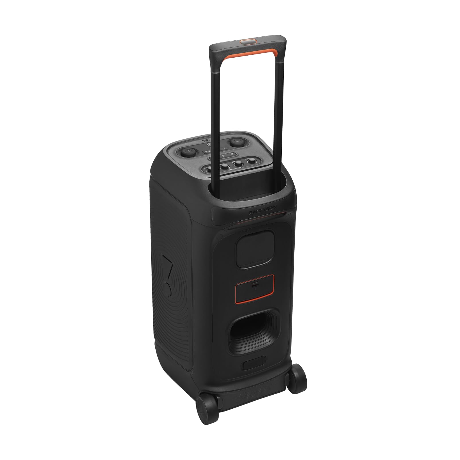Jbl Partybox Stage 320 - Portable Party Speaker With Telescopic Handle & Wide, Sturdy Wheels, Powerful Jbl Pro Sound, Futuristic