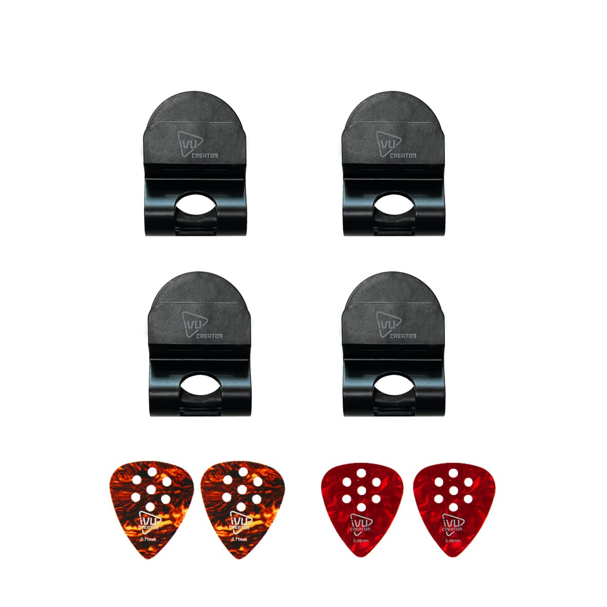 IVU CREATOR Smart 3in1 guitar strap locks guitar strap blocks guitar pick holder with nonslip picks and cable hook