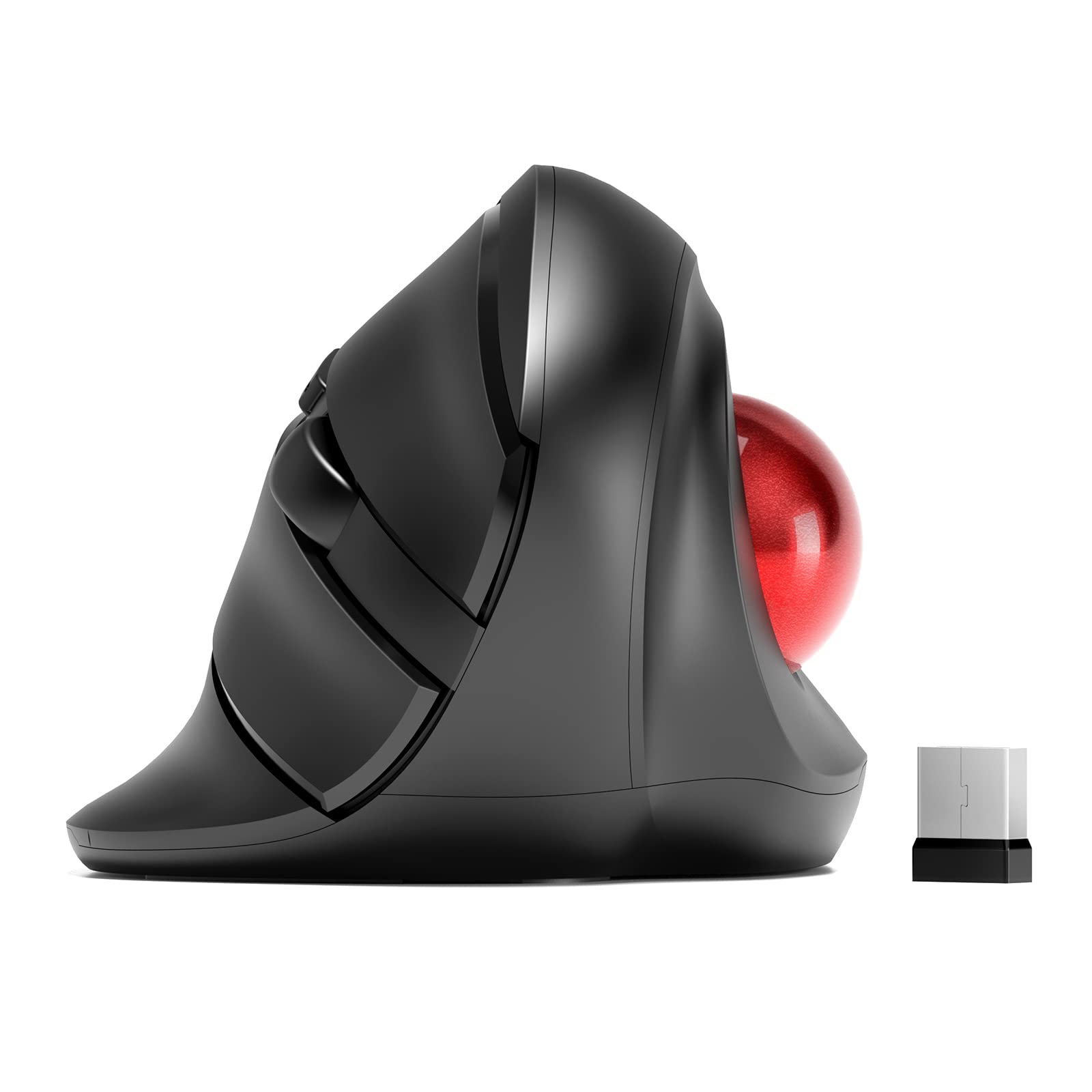 Micropack Wireless Trackball Mouse, 2023 New Upgrade Ergonomic Mouse With Wireless Vertical Rollerball Computer Mouse, 3 Adjusta