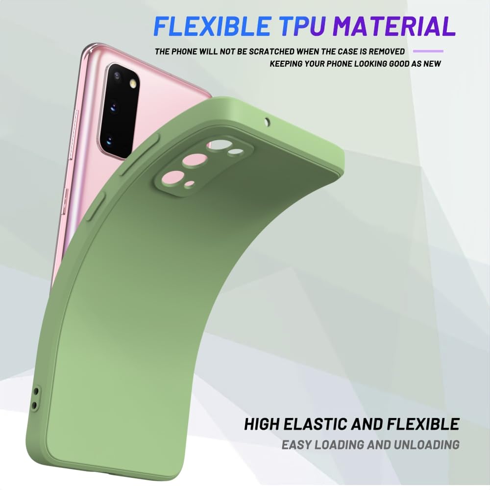 Wogroo For Samsung Galaxy S20 Case Green, Scratch Resistant With Soft Touch, Slim Thin Phone Cover For Samsung Galaxy S20