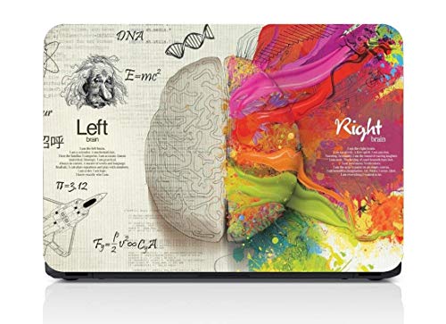 Pixelartz Laptop Skin Left & Right Brain Anatomy Hd Quality 15.6 Inches Multicolor