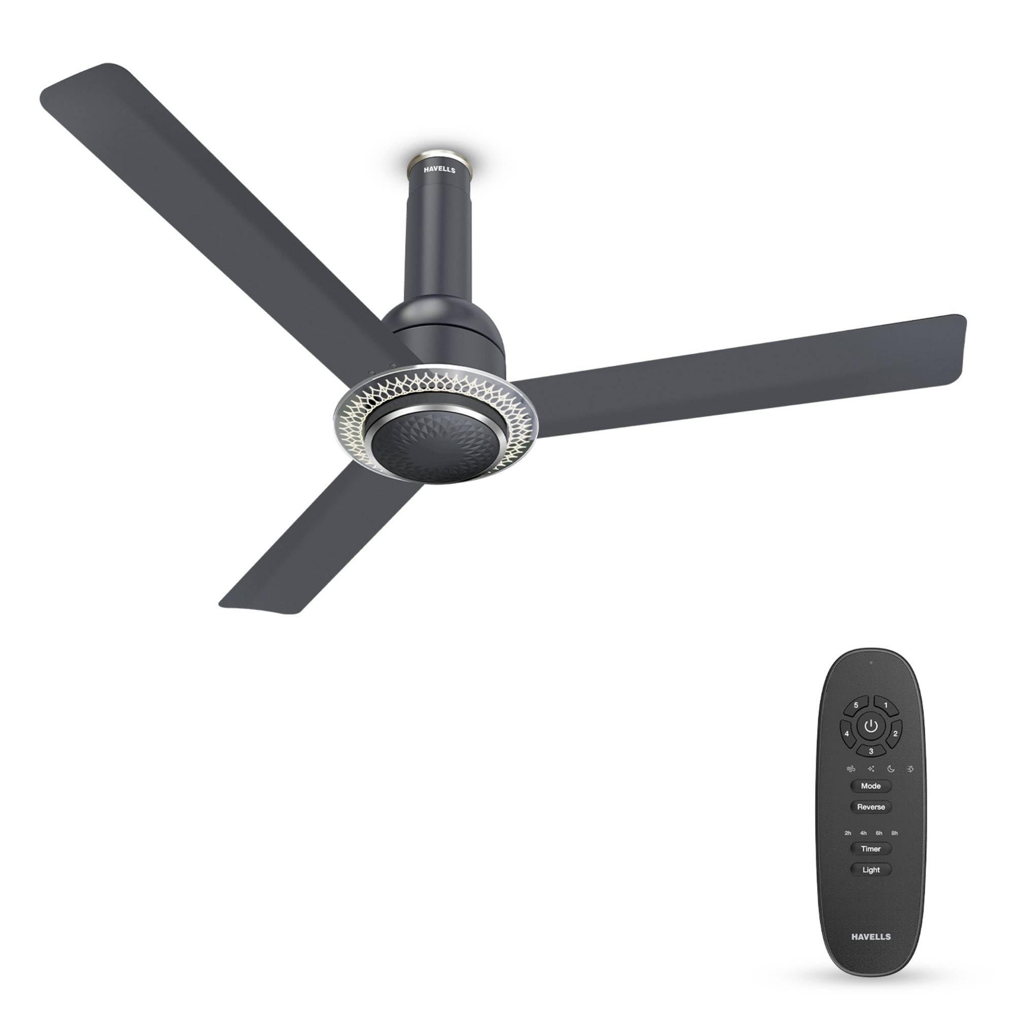 Havells Cera Bldc 1200Mm Premium Underlight Ceiling Fan With 100% Pure Copper| Reverse Rotation| Remote Controlled | Watt: 35|Ai