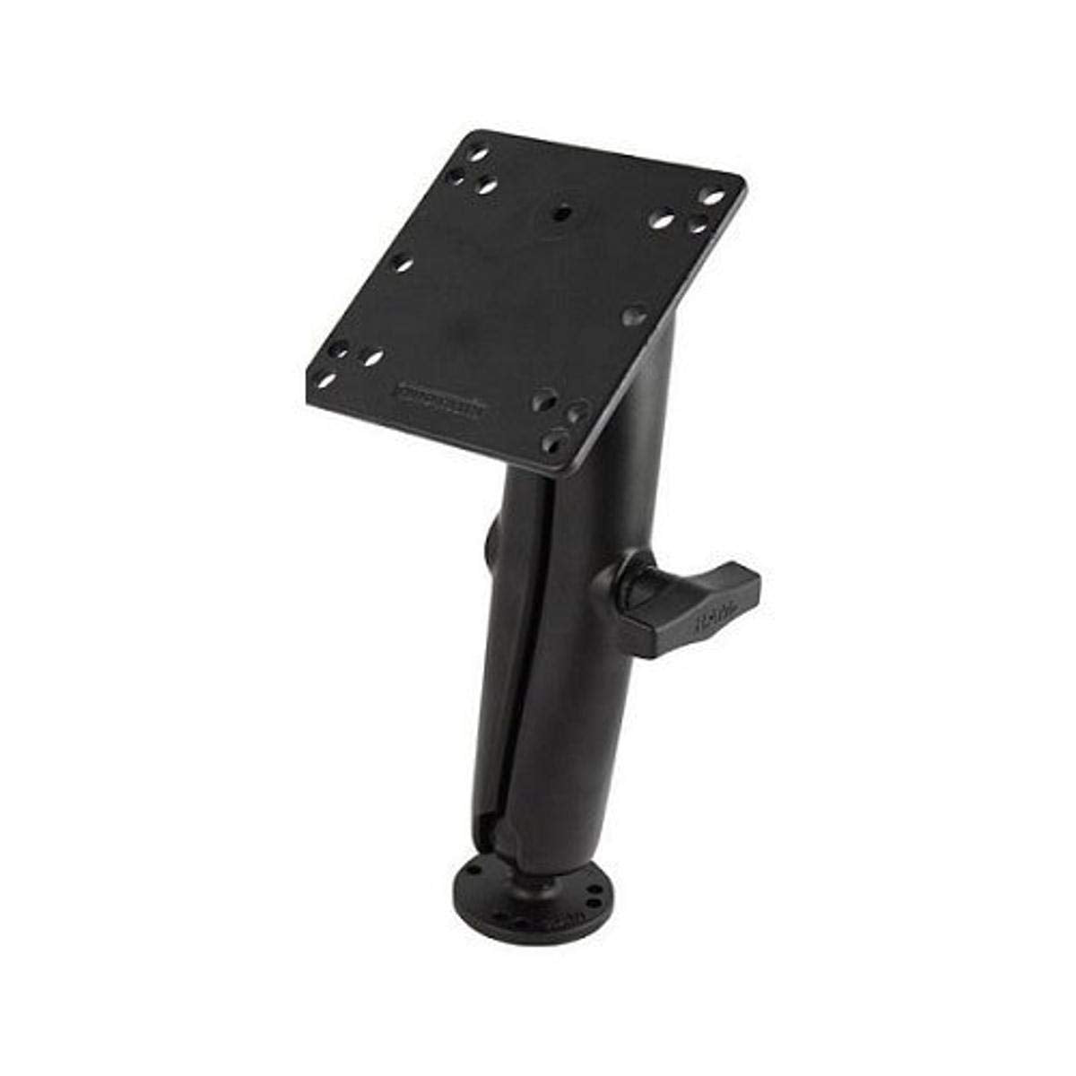 RAM Mounts (RAM-101U-D-246 1.5 Diameter Ball Mount with Long Double Socket Arm, 2.5 Round Base (Amps Hole Pattern) and 4.75 Squa