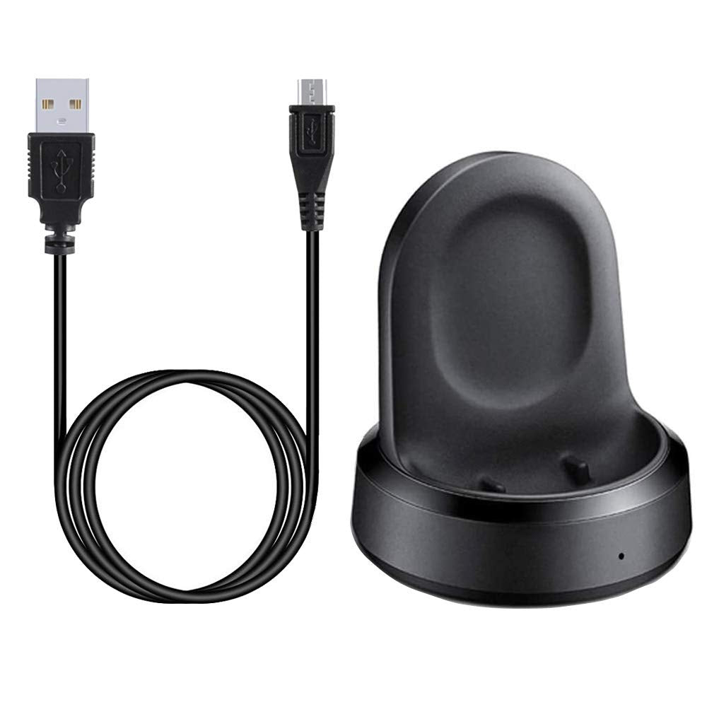 Charger For Samsung Galaxy Watch 1 42Mm/46Mm, Replacement Charging Dock Cradle For Galaxy Sm-R800/R810/R815 Smart Watch (Black)