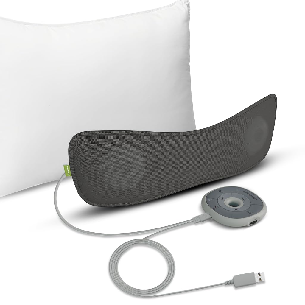 Avantree Slumber   Silent Bluetooth Pillow Sleep Headphones For Sleeping With Built In White Noise, Micro Sd Card, Aux Input, Re